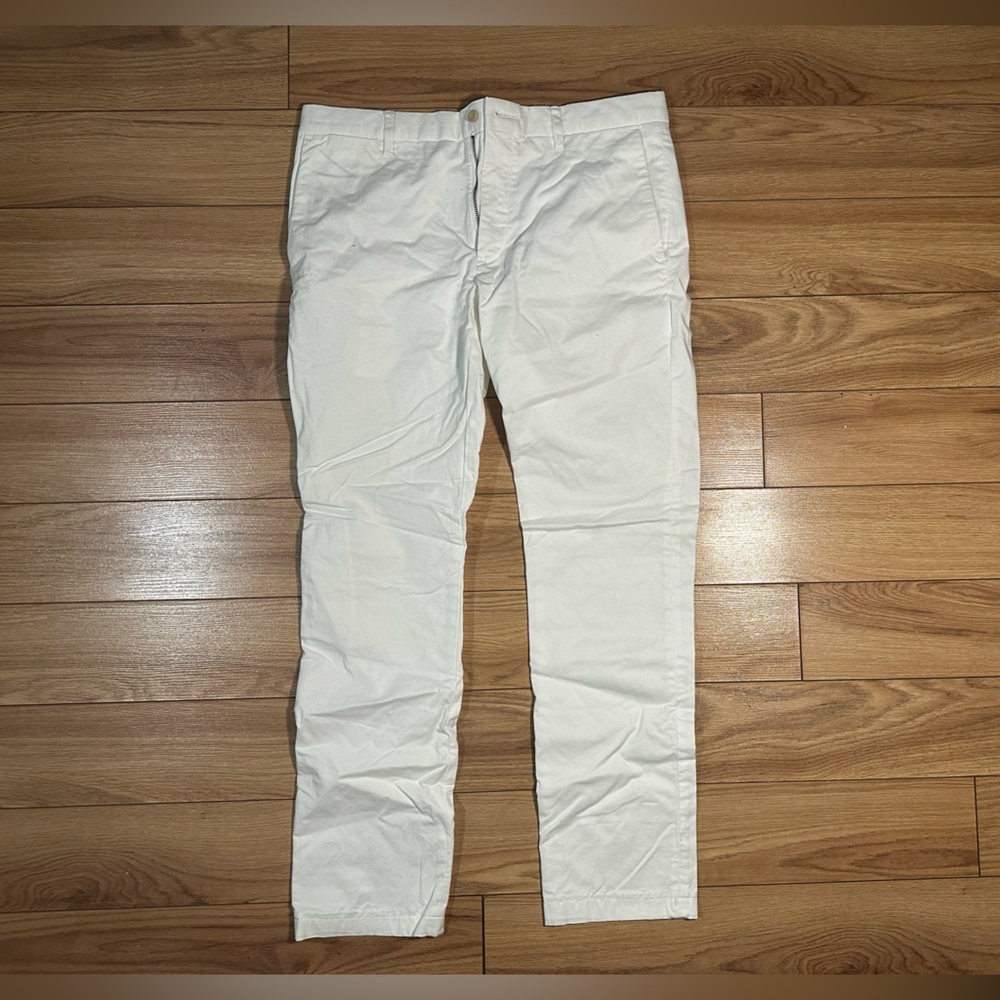 POLO RALPH LAUREN - CHINOS - STRETCH SLIM FIT - SIZE 32 X 34 - WHITE